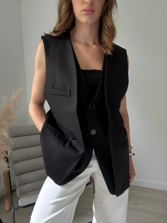 BLAZER SANS MANCHE LIZ