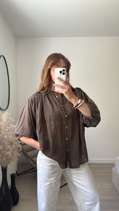 CHEMISE BROWN