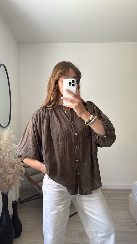 CHEMISE BROWN
