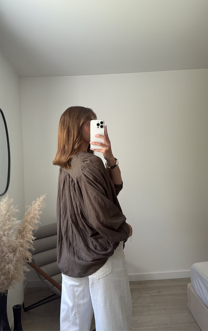 CHEMISE BROWN