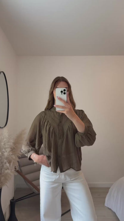 CHEMISE LILI KAKI