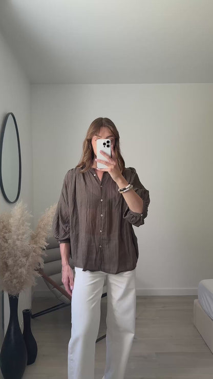 CHEMISE BROWN