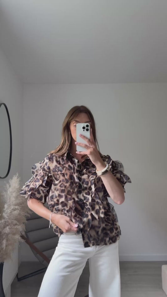 CHEMISE LOULOU LÉOPARD
